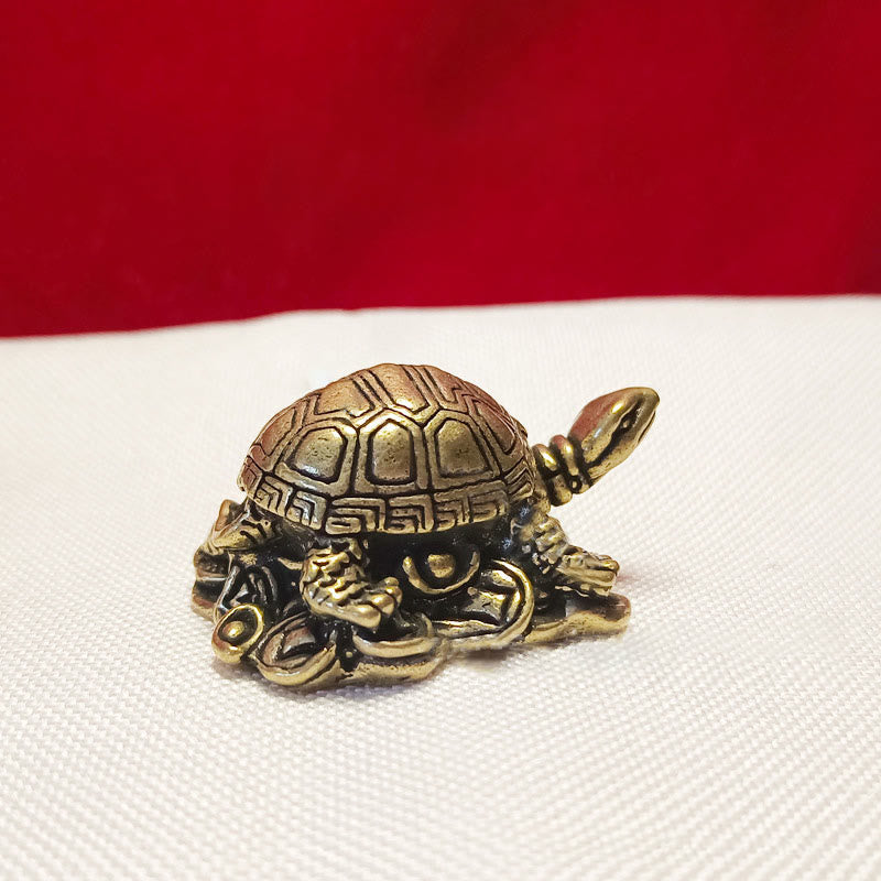 Buddha Stones小型 カエル 亀 鯉 カタツムリ カニ 銅製 富 家の装飾