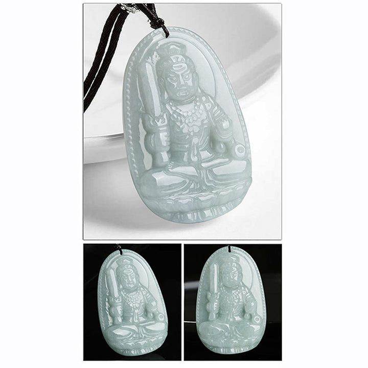 Buddha Stones十二支誕生仏翡翠 富と繁栄のネックレスペンダント - image 16