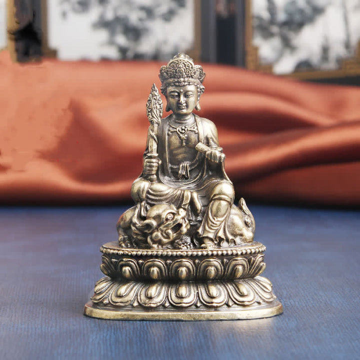 Buddha Stones文殊菩薩 銅像 装飾