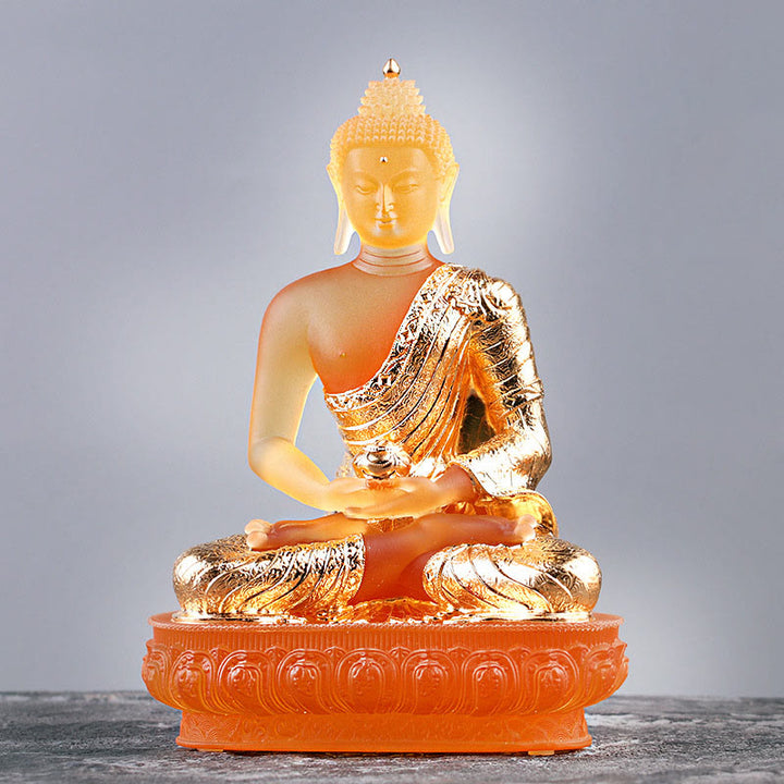 Buddha Stones手作り 置物 劉里 芸術作品 静寂の像 家へのお供え物 装飾