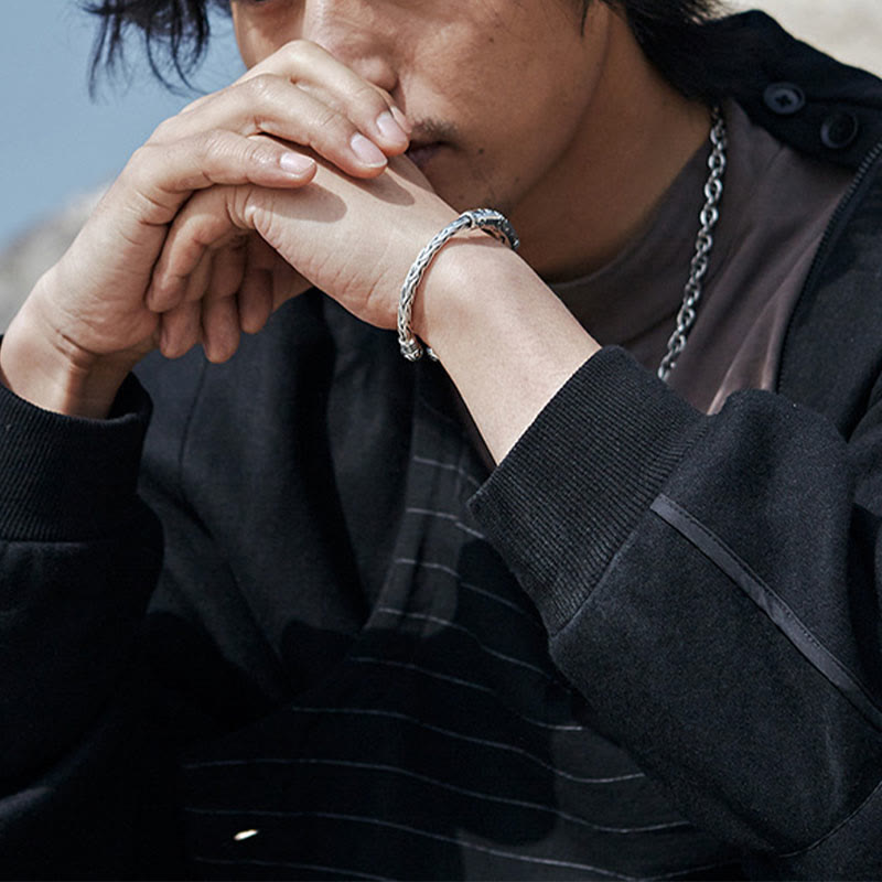 チベットのBuddha Stonesオム・オーム・マニ・パドメ・フム彫刻入り フォーカス カフ ブレスレット バングル