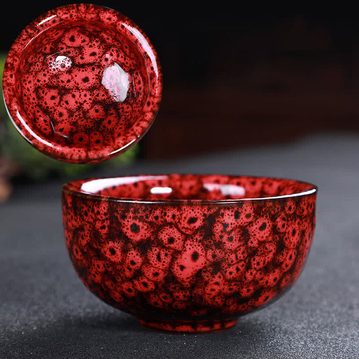 Buddha Stonesカラフル セラミック ティーカップ ホームオフィス ティーカップ - トマト - image 80