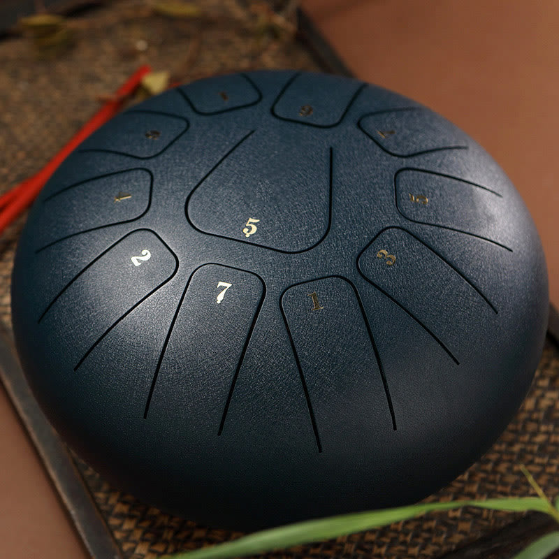 Buddha Stonesスチールタンドラム サウンドヒーリング マインドフルネス瞑想 ヨガドラムキット 11音 8インチ