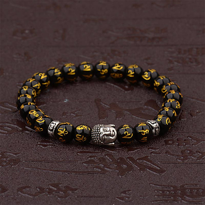 Buddha Stonesチベット仏陀マントラお守りブレスレット