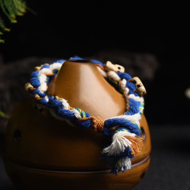 Buddha Stonesチベット ザキラム 富の女神 ビーズ 彫刻 手作り 幸運 ブレスレット