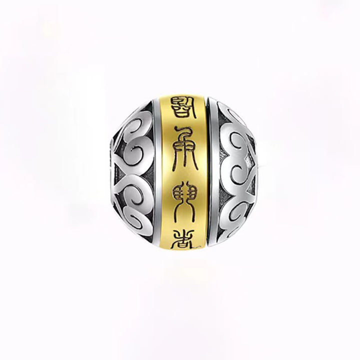 Buddha Stones道教 九字真言 刻印 お守り バランスネックレス 回転式ペンダント