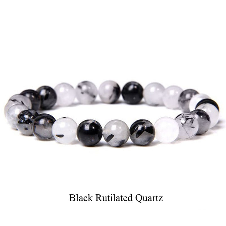Buddha Stones 天然石クォーツ ヒーリングブレスレット
