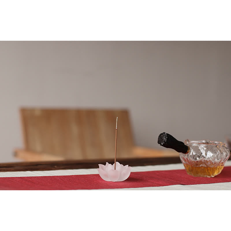 Buddha Stonesミニ蓮華琉璃クリスタルヒーリング瞑想スティック香炉