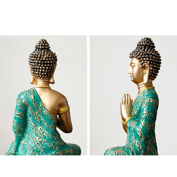 Buddha Stones仏陀慈悲の樹脂像装飾 - image 9