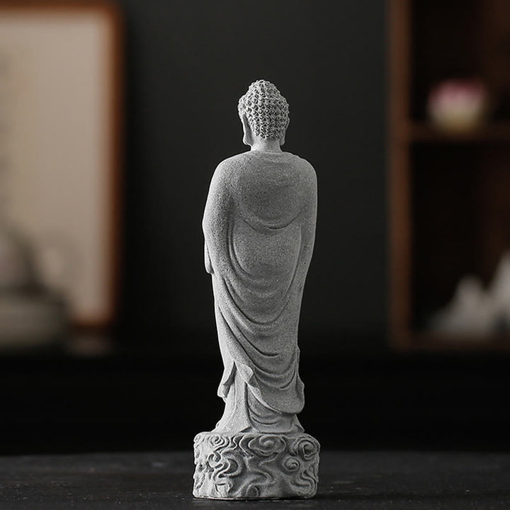 Buddha Stones瞑想仏縁起の良い雲デザイン静寂ホームデコレーション - image 4