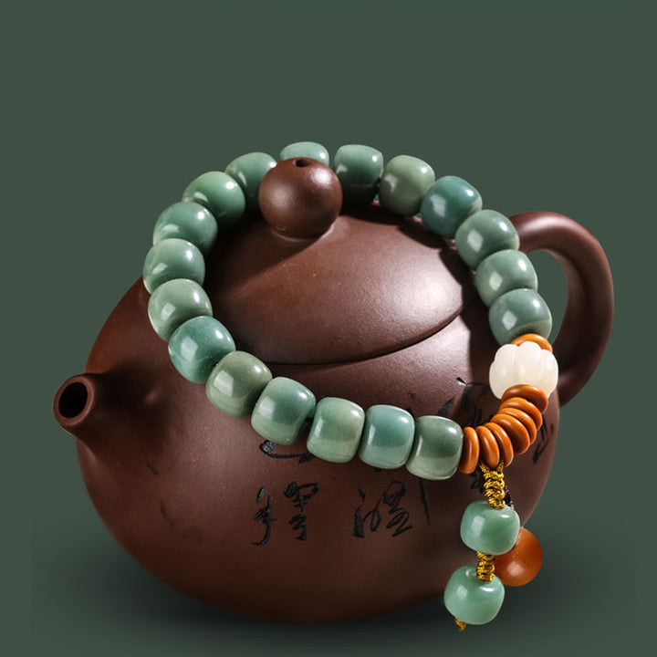 Buddha Stonesシアン菩提樹成功ブレスレット