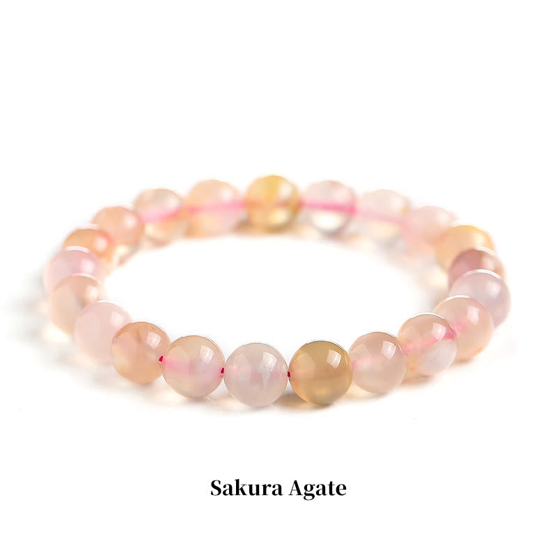 Buddha Stones 天然石クォーツ ヒーリングブレスレット