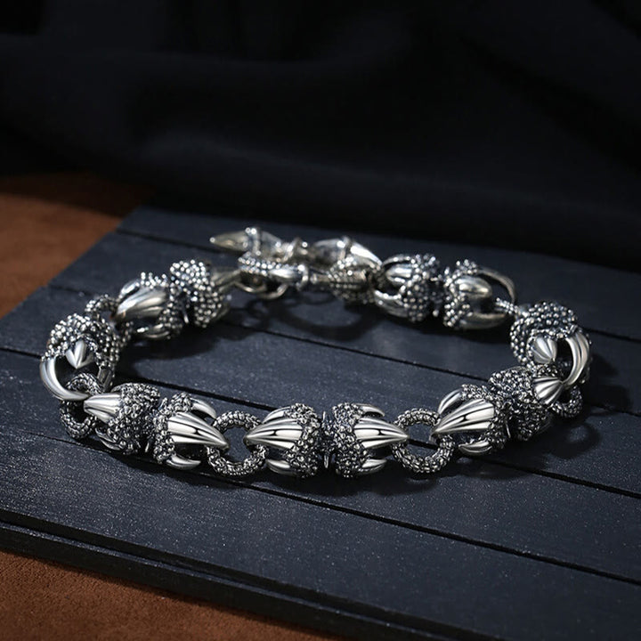 Buddha Stones龍爪彫刻強さ守護ブレスレット