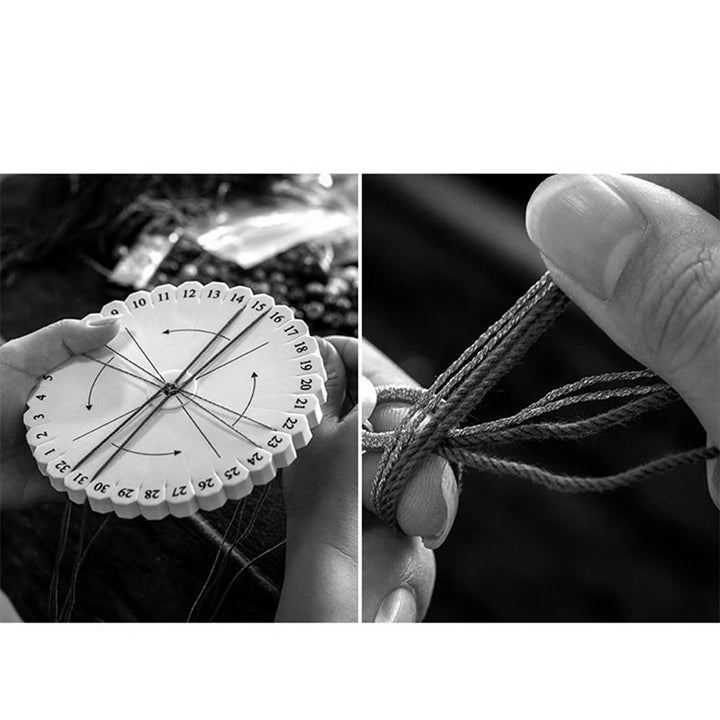 Buddha Stonesハンドメイド チベット 925 スターリングシルバー十二支誕生仏ザキラム 富の守護女神 マルチカラー ロープ編みブレスレット
