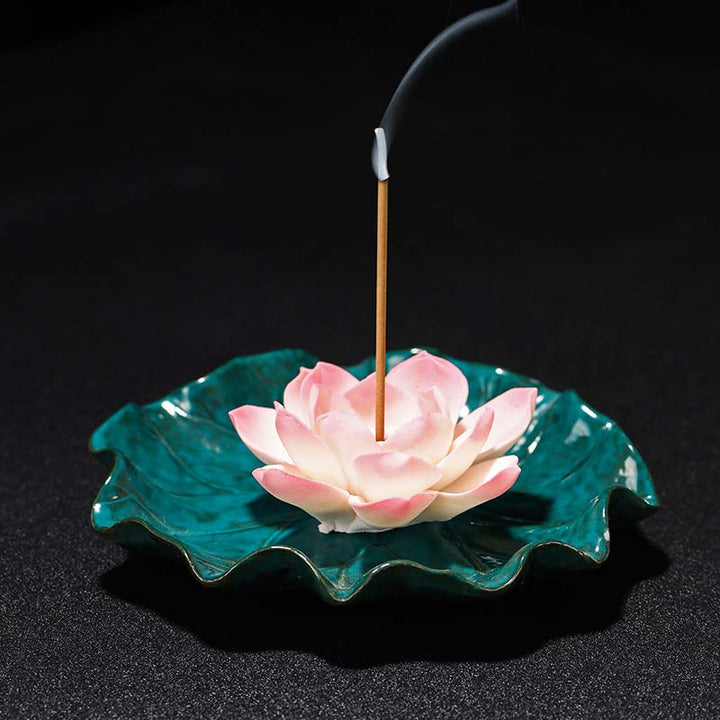 Buddha Stonesチベット 蓮の祝福 香炉 装飾