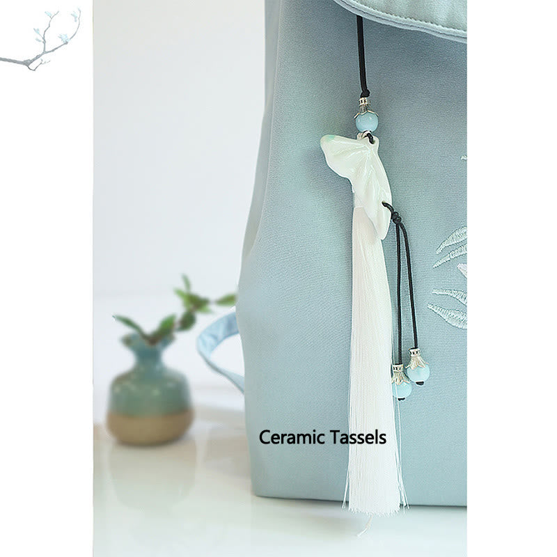 Buddha Stonesハンドメイド刺繍入り大容量キャンバスバックパック - image 7