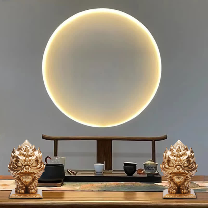 Buddha Stonesライオン像 強度樹脂製 ホームオフィス装飾 - image 5