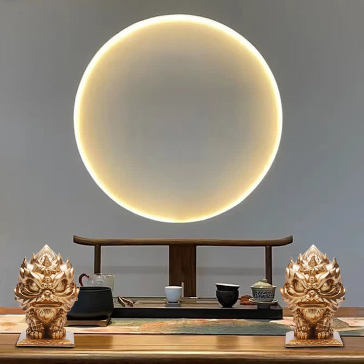 Buddha Stonesライオン像 強度樹脂製 ホームオフィス装飾 - image 5