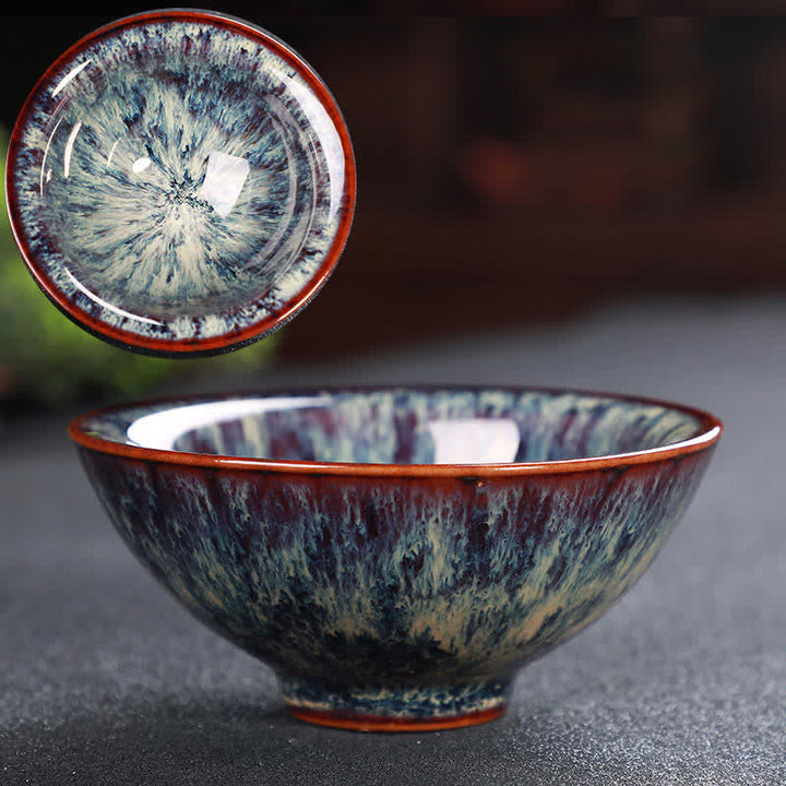 Buddha Stonesカラフル セラミック ティーカップ ホームオフィス ティーカップ - アズール - image 74