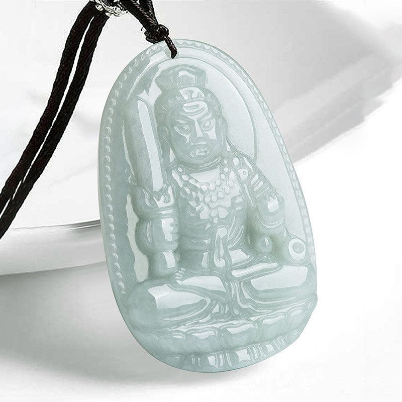 Buddha Stones十二支誕生仏翡翠 富と繁栄のネックレスペンダント - 雄鶏 - image 15