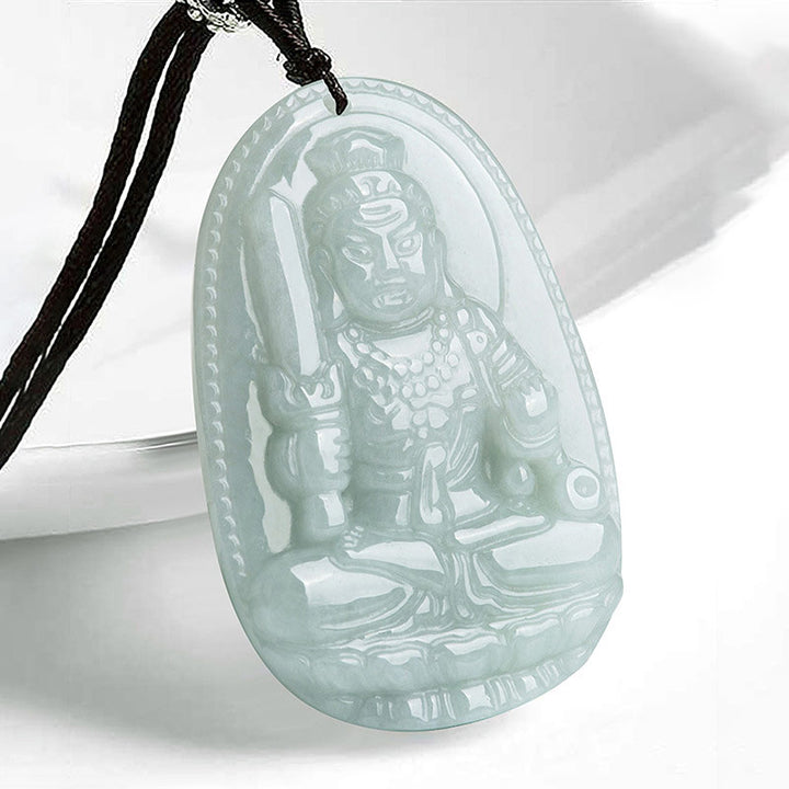 Buddha Stones十二支誕生仏翡翠 富と繁栄のネックレスペンダント - 雄鶏 - image 15
