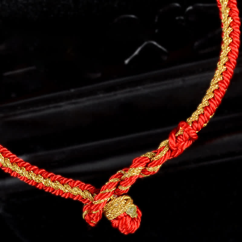 Buddha Stones925 スターリングシルバーオーム・マニ・パドメ・フム祈祷ホイール幸運 強さ赤紐ブレスレット