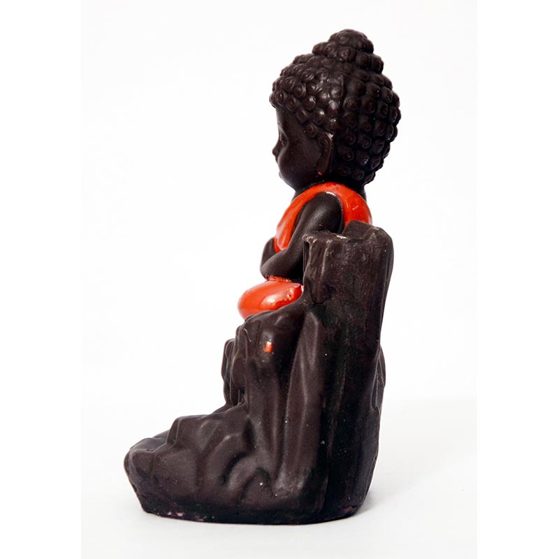Buddha Stones逆流煙噴水 陶器製 祝福香炉 装飾