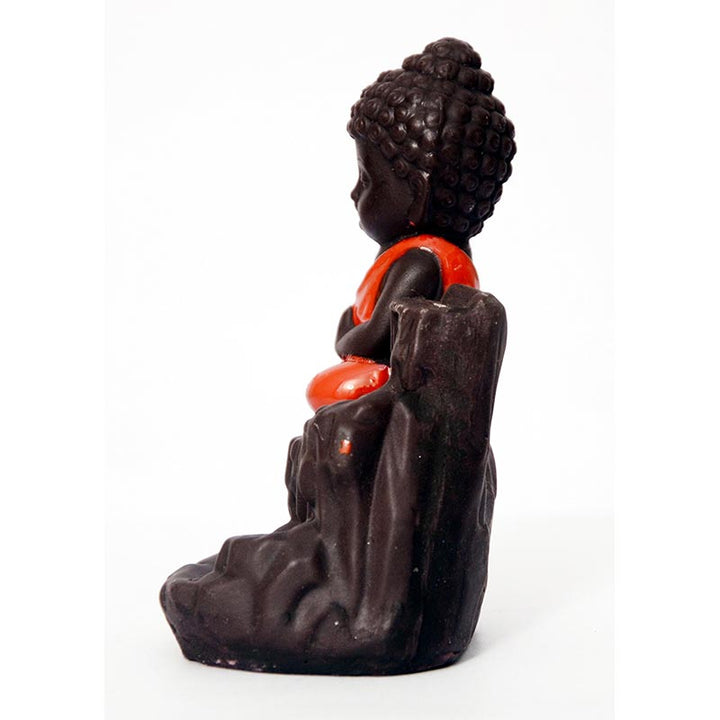 Buddha Stones逆流煙噴水 陶器製 祝福香炉 装飾