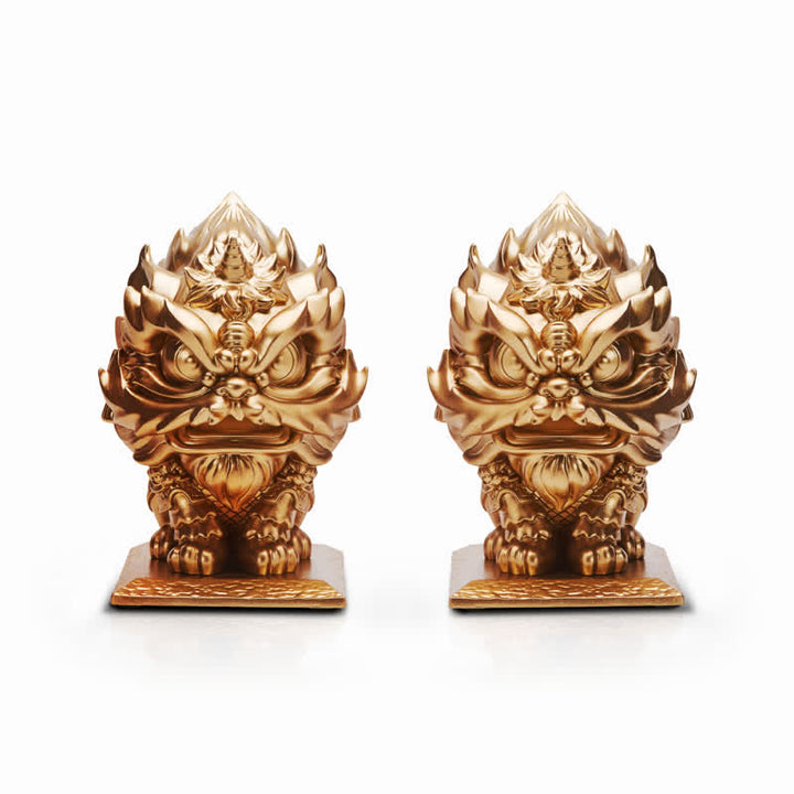Buddha Stonesライオン像 強度樹脂製 ホームオフィス装飾 - image 12