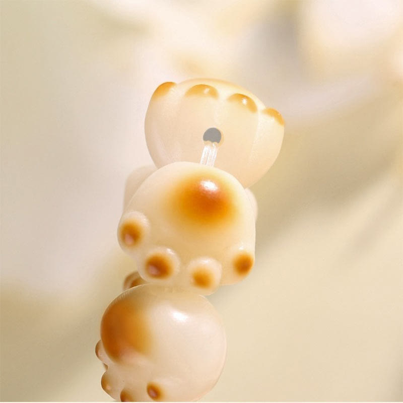 Buddha Stonesかわいい猫の足爪 菩提樹 平和ブレスレット - image 12