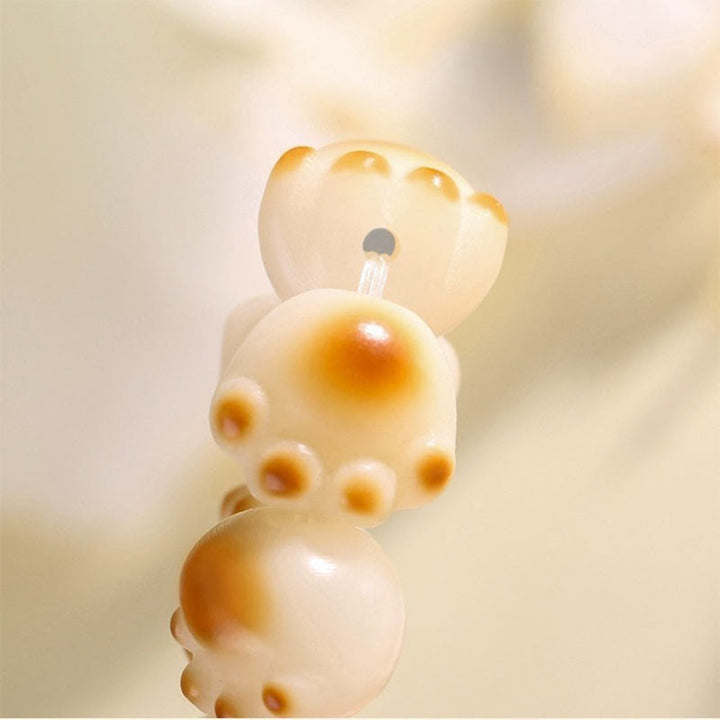 Buddha Stonesかわいい猫の足爪 菩提樹 平和ブレスレット - image 12