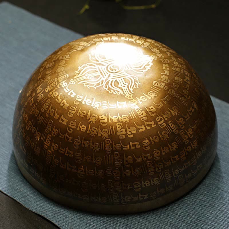 スートラシンギングボウル　ヒーリングと瞑想のための手作りポジティブエネルギーサウンドボウルセット - image 8
