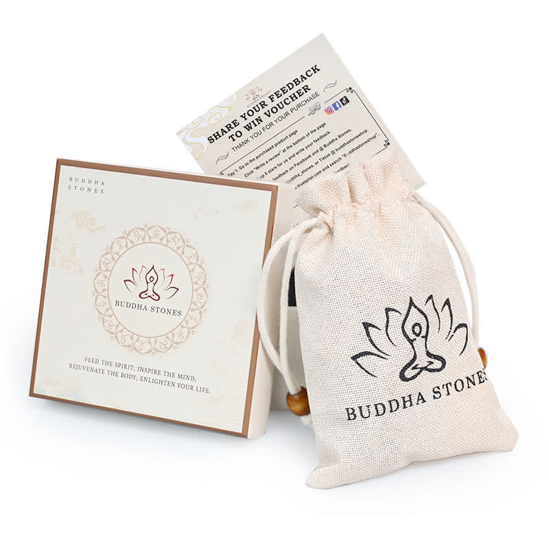 Buddha Stones龍蛇ハンドメイドお守りチェーンブレスレット