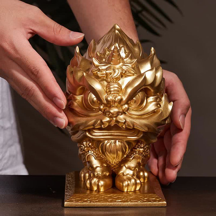 Buddha Stonesライオン像 強度樹脂製 ホームオフィス装飾