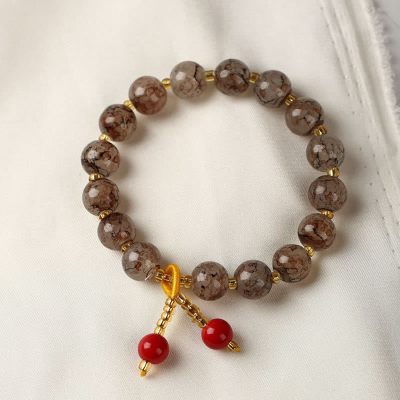 Buddha Stones琉璃ガラスビーズ 祝福 ハーモニーブレスレット