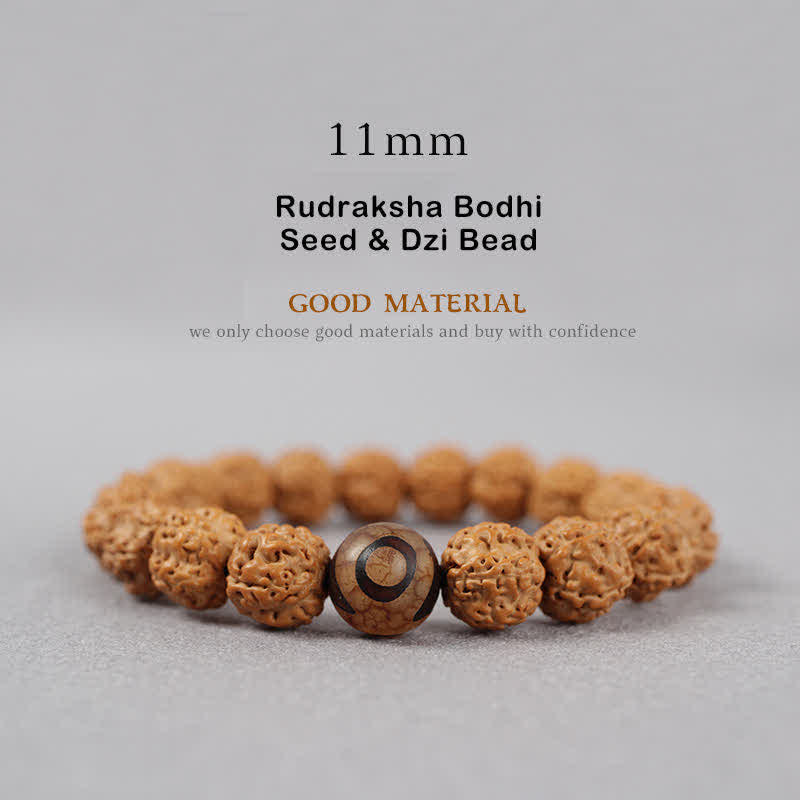 Buddha Stonesチベット ルドラークシャ 菩提樹 シード ビーズ アンバー ターコイズ 富のブレスレット