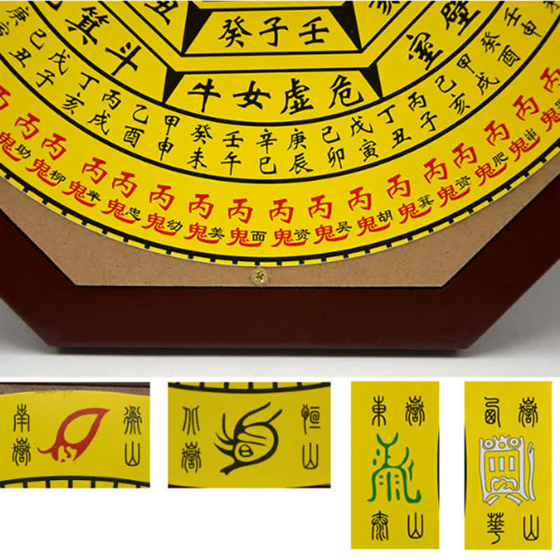 風水八卦図バランスエネルギーマップ壁掛け時計 - image 25