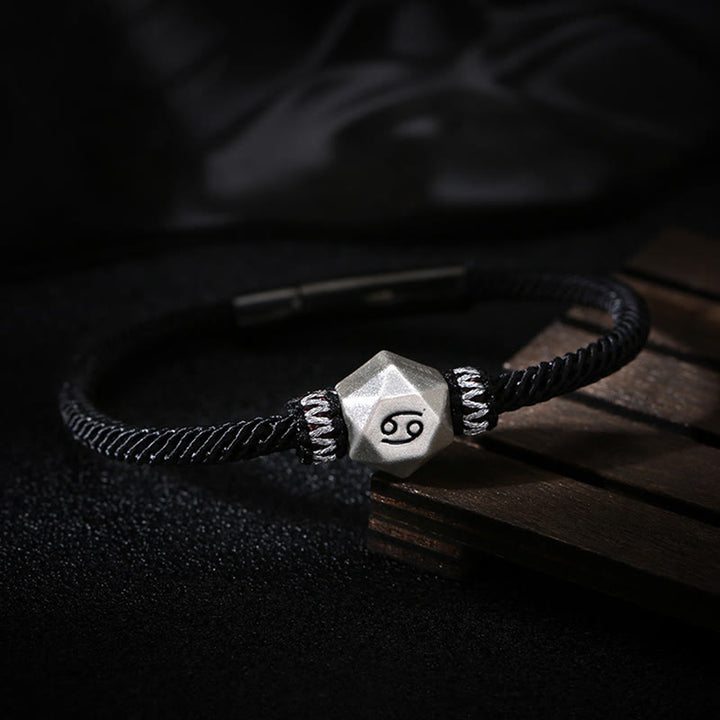 Buddha Stones999スターリングシルバー 12星座守護ハンドメイドストリングブレスレット - image 6