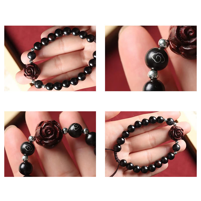 Buddha Stones小葉紫檀スースブレスレット - image 7