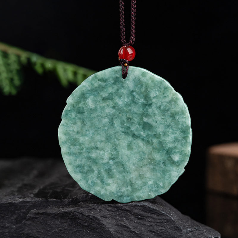 Buddha Stones龍翡翠陰陽バランスネックレスペンダント - image 6