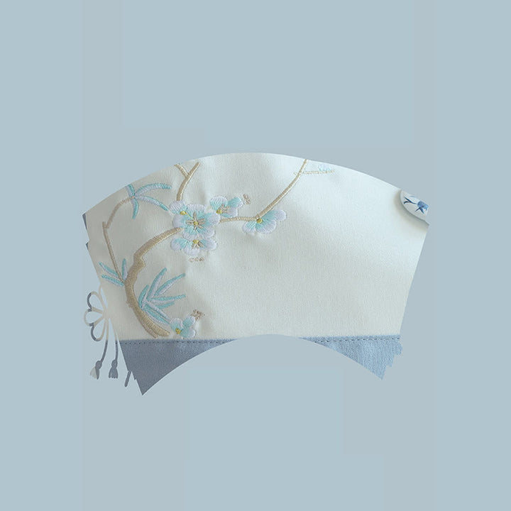 梨花 梅 桃の花 竹刺繍 キャンバス 大容量 ショルダーバッグ トートバッグ - image 20