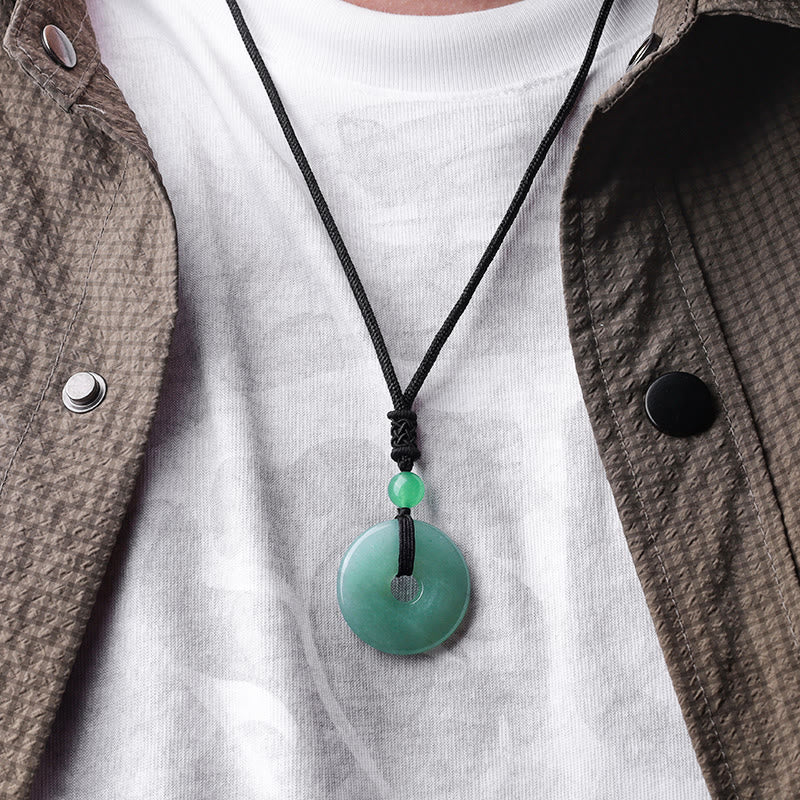 Buddha Stones ラッキーコインペンダント｜癒しのクリスタル＆ジェムストーンネックレス