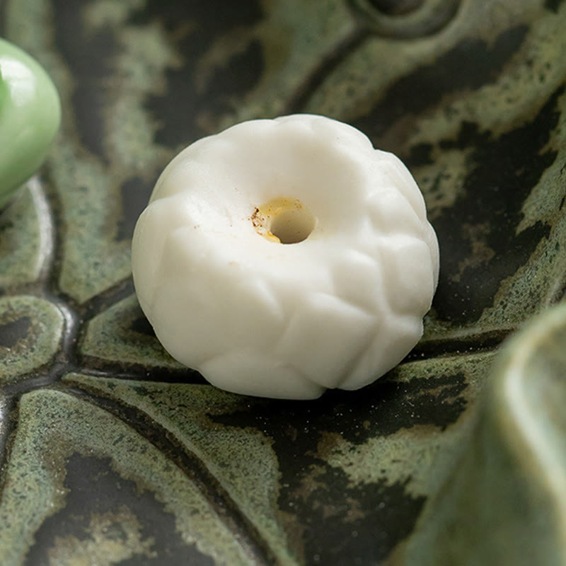 Buddha Stones葉 瞑想 カエル柄 癒し 陶器 香炉 装飾