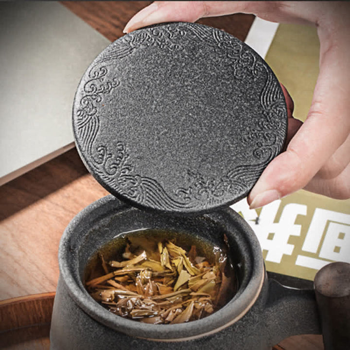 Buddha Stonesヴィンテージ 山 海 陶器 ティーカップ ティーカップ