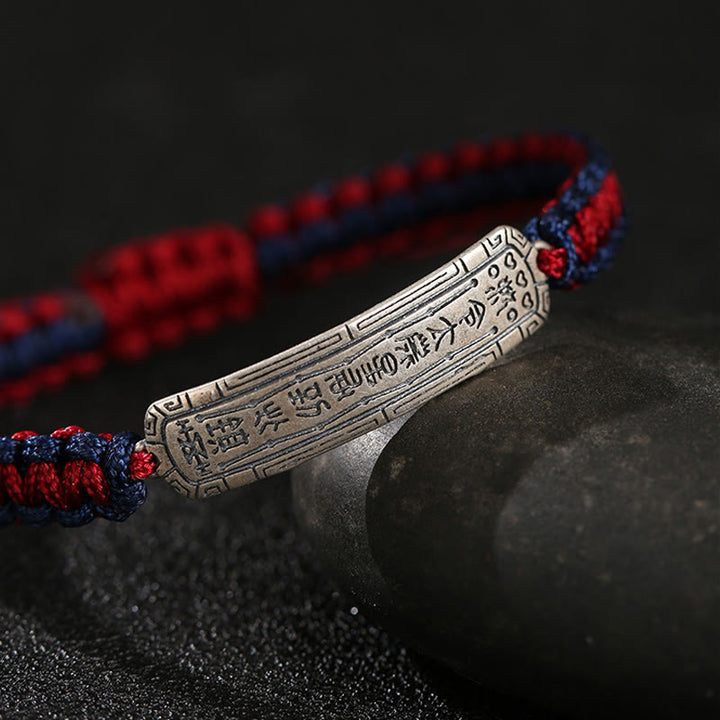 Buddha Stones925スターリングシルバー 平和のお守り 保護ブレスレット