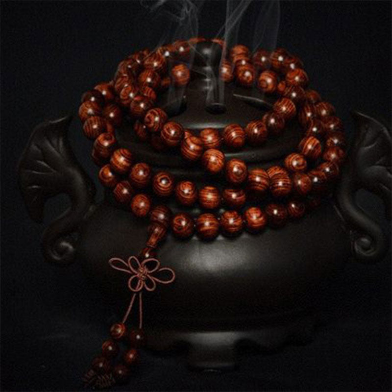 Buddha Stonesチベットローズウッド温もりブレスレット（ランダムタイプ）