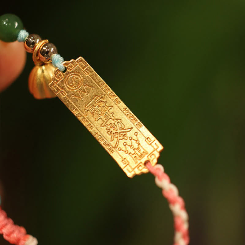 Buddha Stones925 スターリングシルバー ハンドメイド マルチカラー ストリング プロテクション 幸運のお守り 編み込みブレスレット