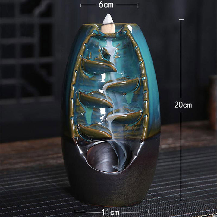 Buddha Stonesチベット龍守護香炉装飾