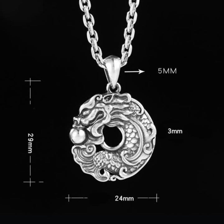 Buddha Stones鯉龍平和のお守りチャーム富ネックレスペンダント - image 14