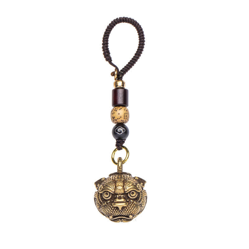 Buddha Stones富の銅製キーホルダー